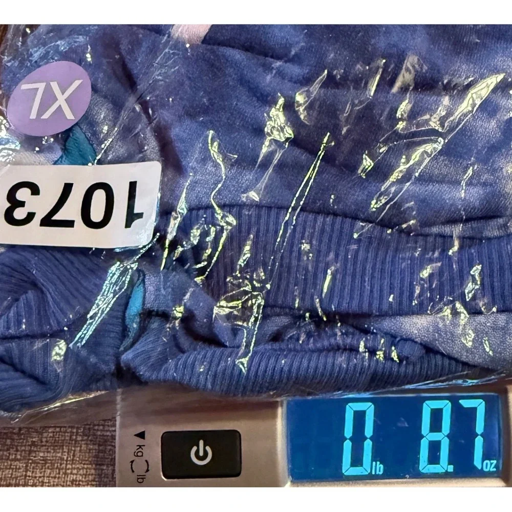 Disney Lilo and Stitch Blue Tie Dye Pullover Sweatshirt Kids XL 16-18 Raglan